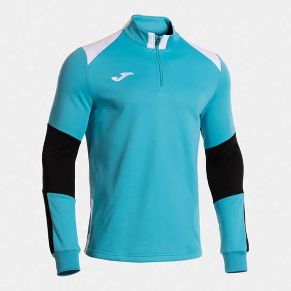 DANUBIO SWEATSHIRT FLUOR TURQUOISE BLACK Thumbnail