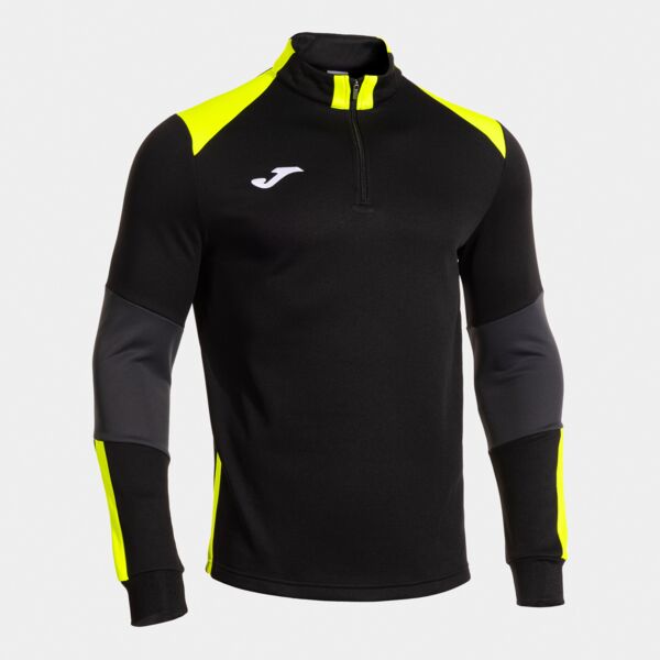 DANUBIO SWEATSHIRT BLACK FLUOR YELLOW Thumbnail