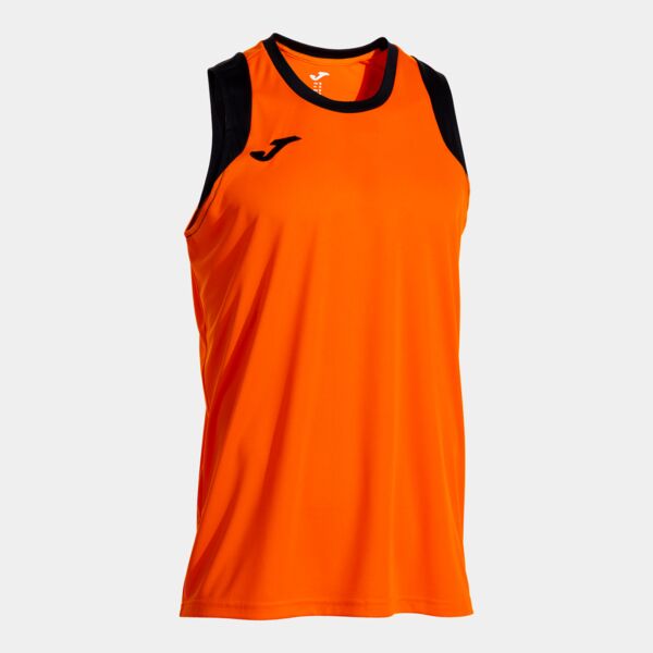 FINAL BASKET II SLEEVELESS SHIRT ORANGE BLACK Thumbnail