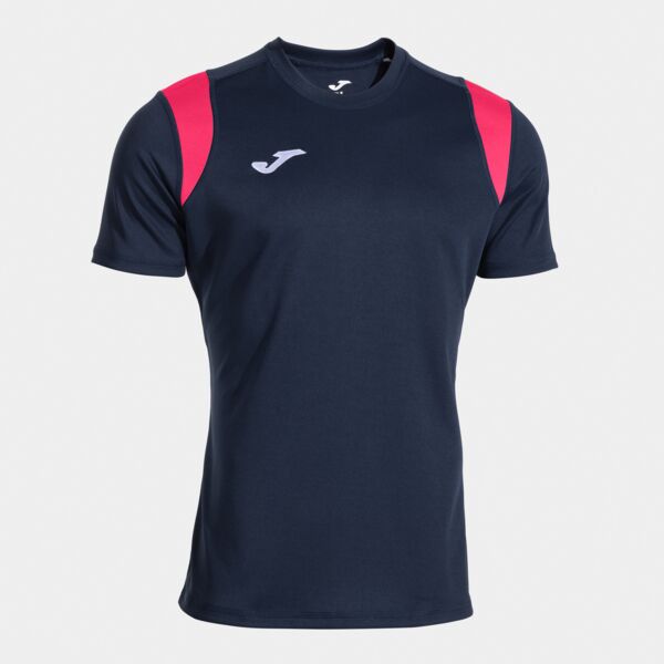STIMULUS SHORT SLEEVE T-SHIRT NAVY BLUE PINK Thumbnail