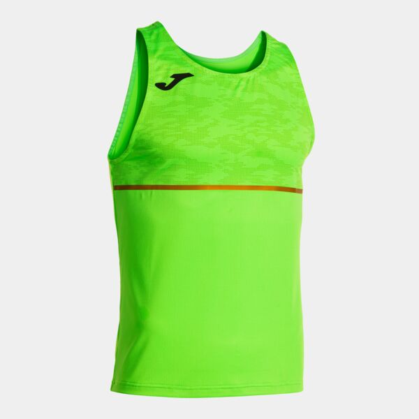 RECORD III SLEEVELESS SHIRT FLUOR GREEN Thumbnail