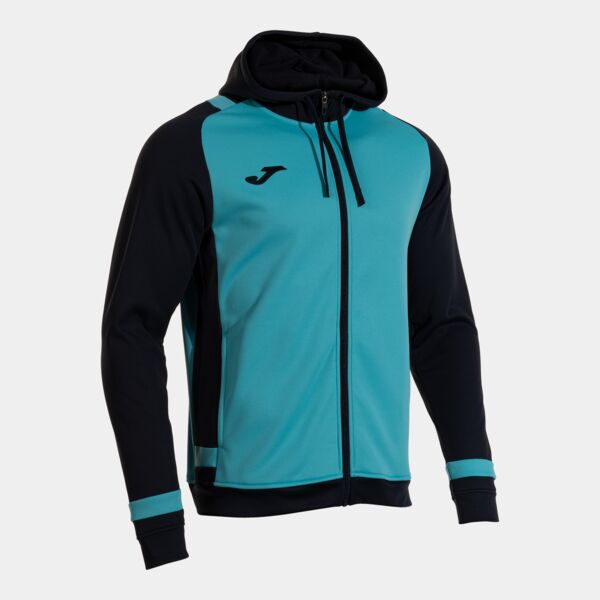 PHOENIX III UP HOODIE FLUOR TURQUOISE NAVY BLUE Thumbnail