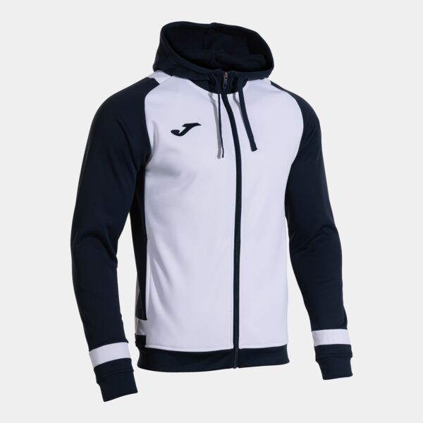 PHOENIX III ZIP-UP HOODIE WHITE NAVY BLUE Thumbnail