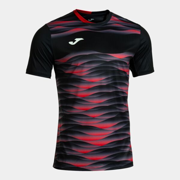 PERFORMANCE SHORT SLEEVE T-SHIRT BLACK RED Thumbnail