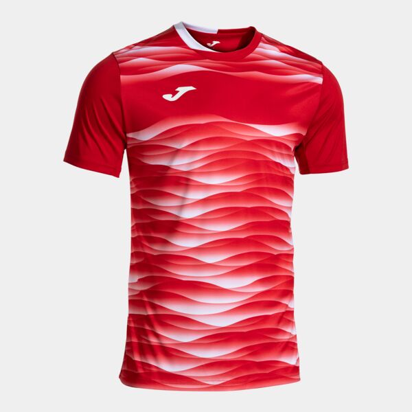 PERFORMANCE SHORT SLEEVE T-SHIRT RED WHITE Thumbnail