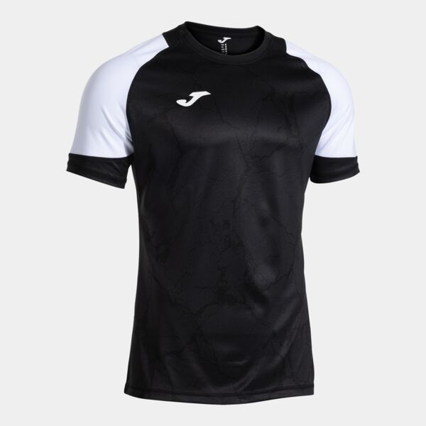 PERFORMANCE HANDBALL SHORT SLEEVE T-SHIRT BLACK WHITE Thumbnail