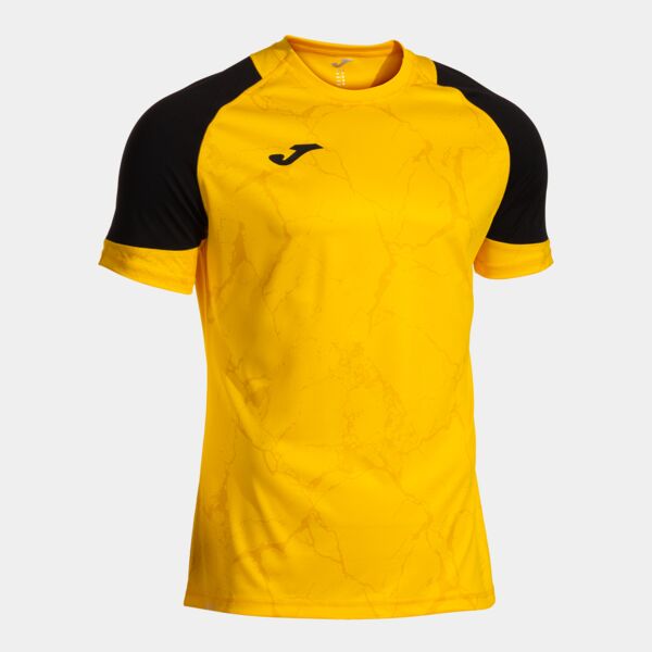 PERFORMANCE HANDBALL SHORT SLEEVE T-SHIRT YELLOW BLACK Thumbnail