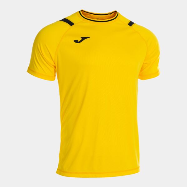 PERFORMANCE SHORT SLEEVE T-SHIRT YELLOW BLACK Thumbnail