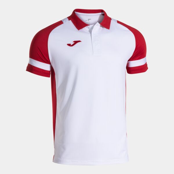 PHOENIX III SHORT SLEEVE POLO WHITE RED Thumbnail