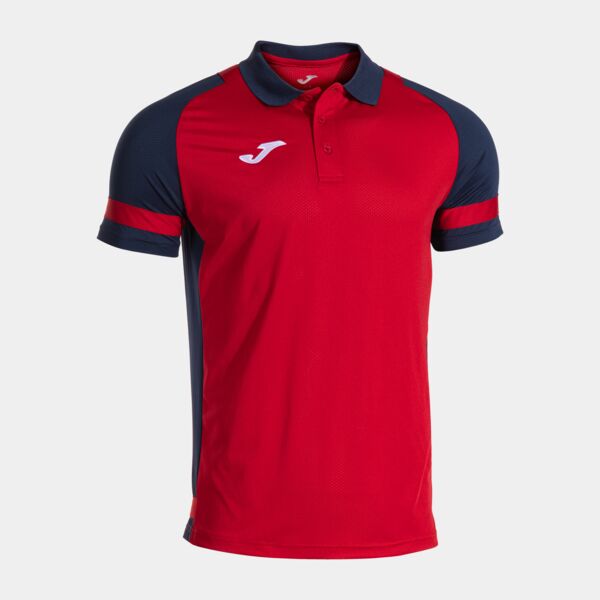 PHOENIX III SHORT SLEEVE POLO RED NAVY BLUE Thumbnail