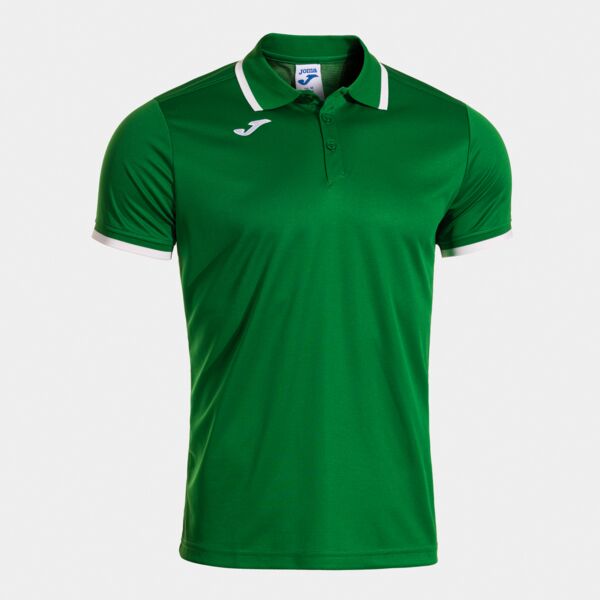 COMBI PREMIUM SHORT SLEEVE POLO GREEN WHITE Thumbnail