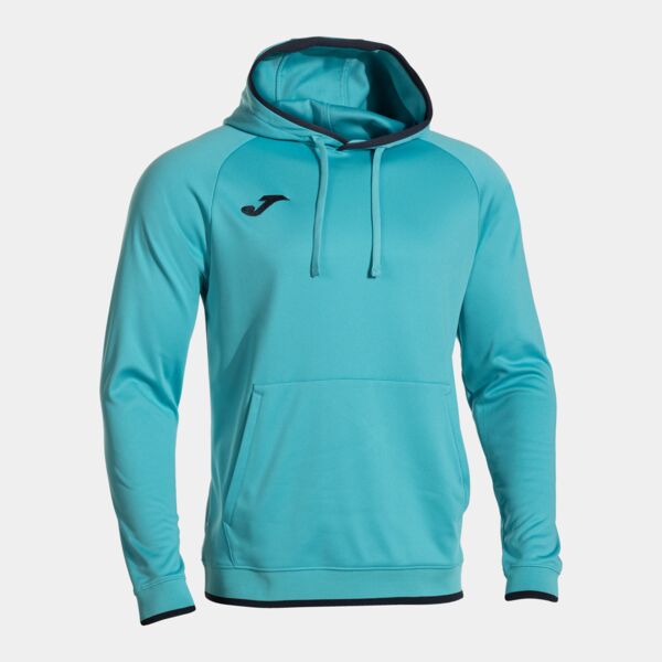 COMBI PREMIUM HOODIE FLUOR TURQUOISE DARK NAVY Thumbnail