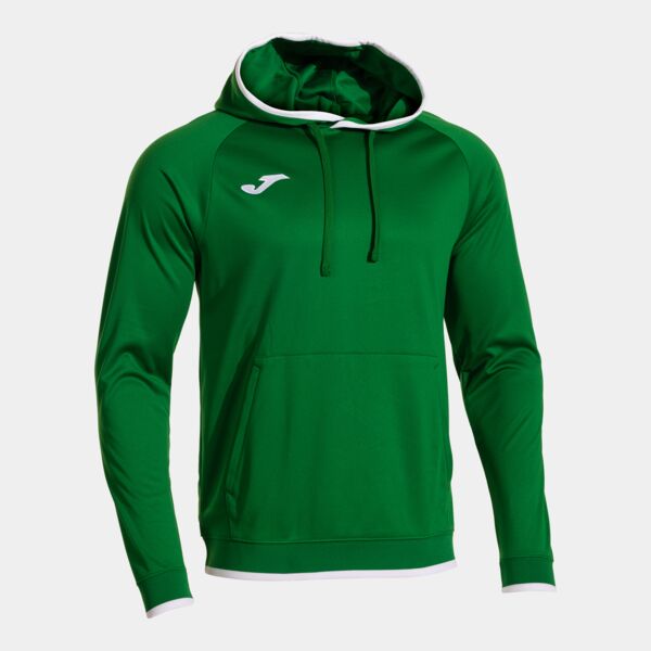 COMBI PREMIUM HOODIE GREEN WHITE Thumbnail