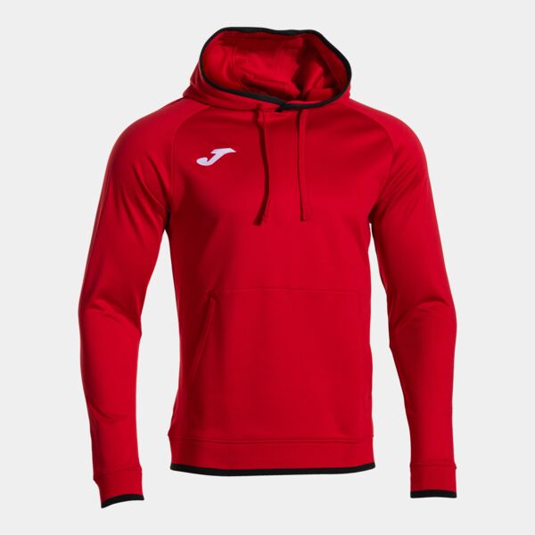 COMBI PREMIUM HOODIE RED BLACK Thumbnail