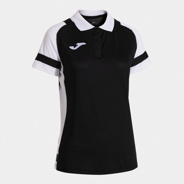 PHOENIX III SHORT SLEEVE POLO BLACK WHITE Thumbnail