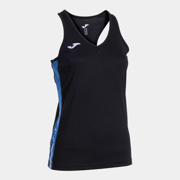 OLIMPIADA TANK TOP BLACK ROYAL BLUE Thumbnail