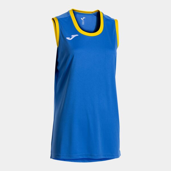 FINAL BASKET II SLEEVELESS SHIRT ROYAL BLUE YELLOW Thumbnail