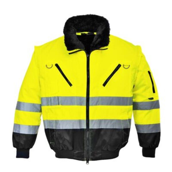 Hi-Vis 3-in-1 Contrast Pilot Jacket  Thumbnail