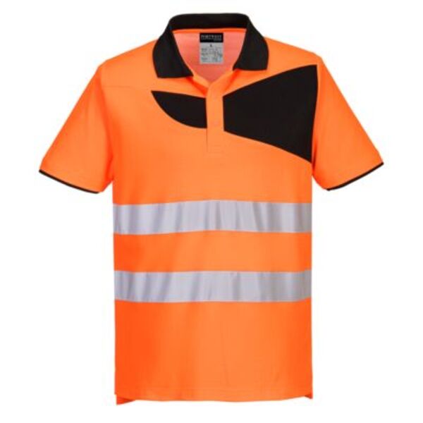 PW2 Hi-Vis Cotton Comfort Polo Shirt S/S  Thumbnail