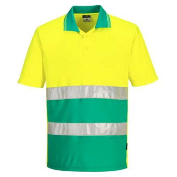 Hi-Vis Lightweight Contrast Polo Shirt S/S  Thumbnail