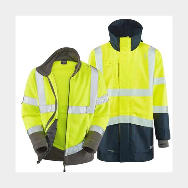 CLOVELLY + HARTLAND Leo 3-in-1 Anorak + Fleece Jacket Thumbnail