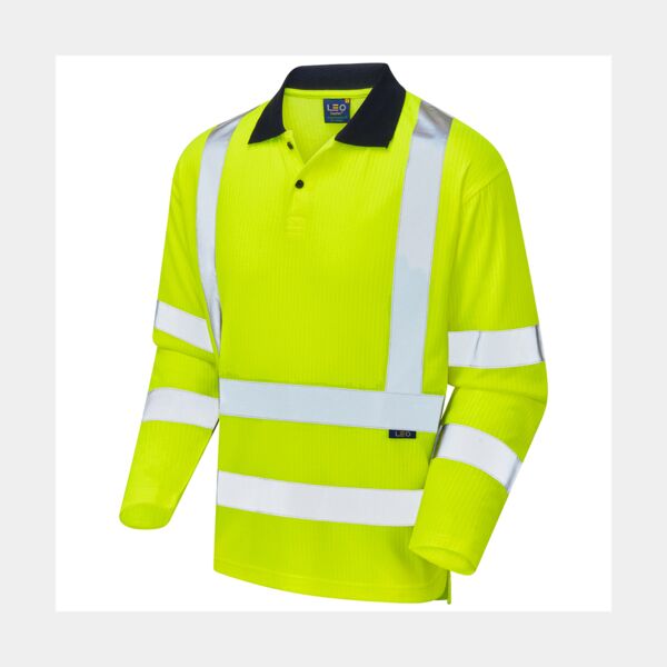 SWIMBRIDGE Leo EcoViz Comfort Sleeved Polo Shirt Thumbnail