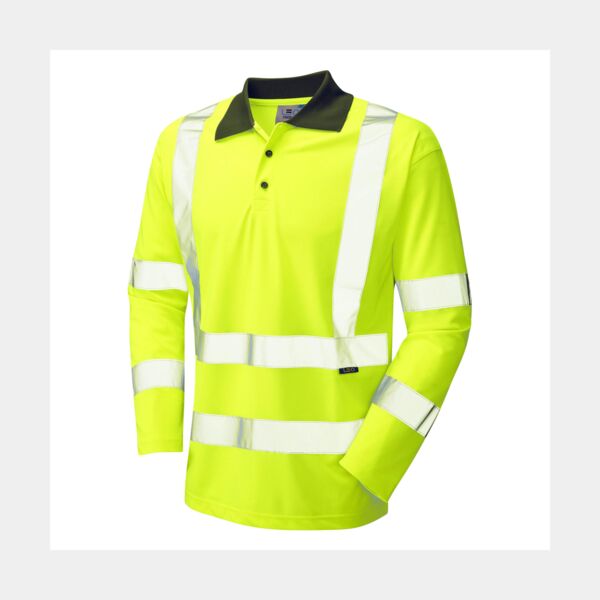 WOOLSERY Leo EcoViz Performance Sleeved Polo Shirt Thumbnail