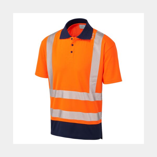 MORTEHOE Leo EcoViz Performance+ Dual Colour Polo Shirt Thumbnail