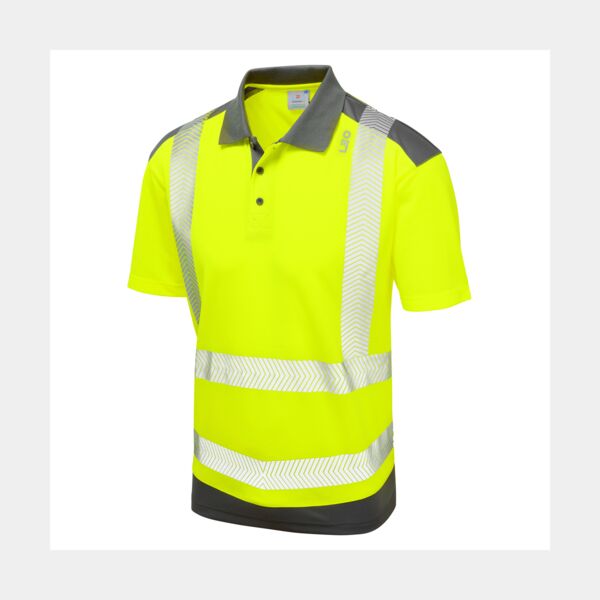 PEPPERCOMBE Leo EcoViz Performance+ Dual Colour Polo Shirt Thumbnail