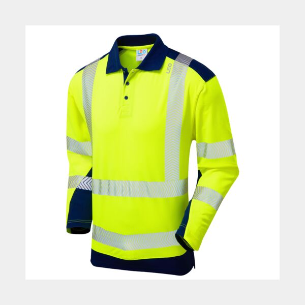 WRINGCLIFF Leo EcoViz Performance+ Dual Colour Polo Shirt Thumbnail