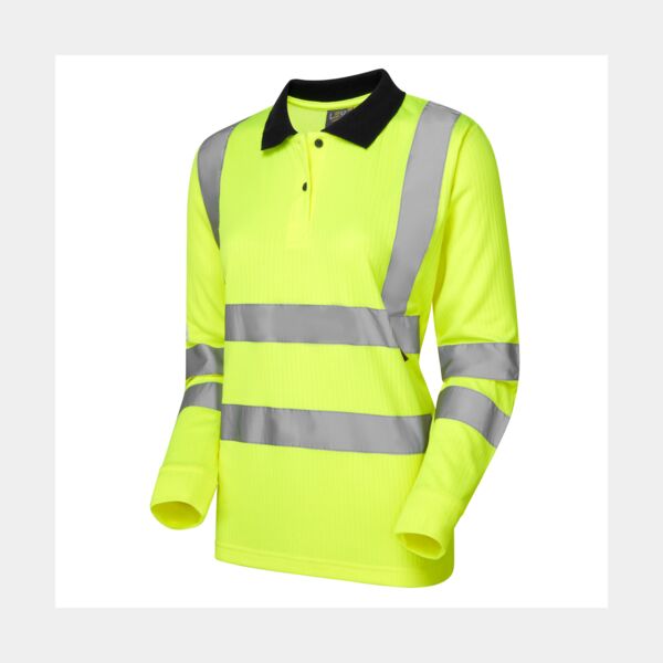 BEAFORD Leo EcoViz Comfort Womens Sleeved Polo Shirt Thumbnail