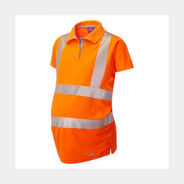 LOVACOTT Leo EcoViz Performance+ Maternity Polo Shirt Thumbnail