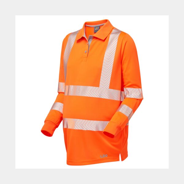 YARNACOTT Leo EcoViz Performance+ Maternity Sleeved Polo Shi Thumbnail