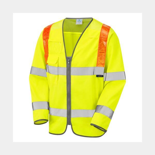 BARBROOK Leo EcoViz Sleeved Waistcoat with Red Braces Thumbnail