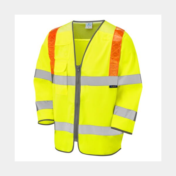 TADDIPORT Leo EcoViz 3/4 Sleeve Waistcoat with Red Braces Thumbnail