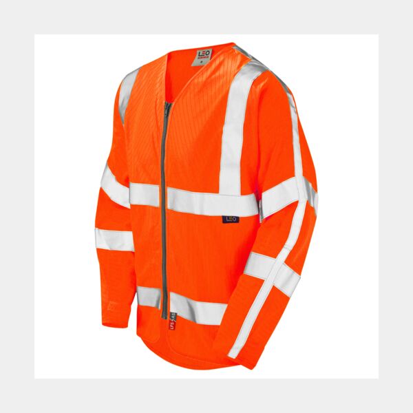 HUISH Leo EcoViz LFS/AS Sleeved Zip Waistcoat (EN 14116 & EN Thumbnail