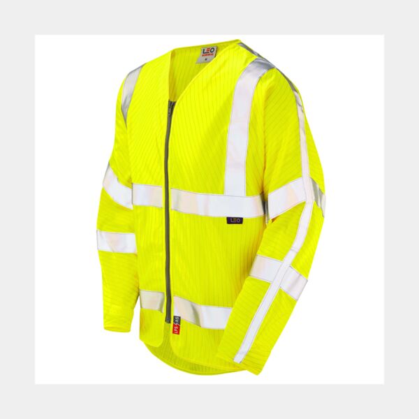 HUISH Leo EcoViz LFS/AS Sleeved Zip Waistcoat (EN 14116 & EN Thumbnail