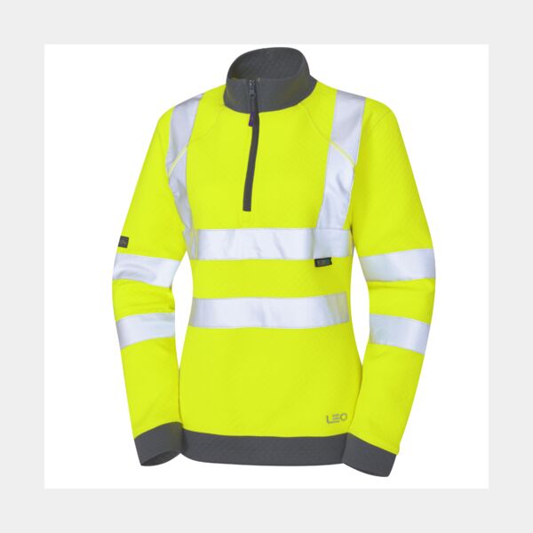 ELBERRY Leo EcoViz Womens 1/4 Zip Sweatshirt Thumbnail