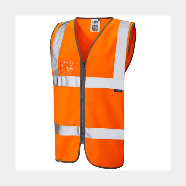 RUMSAM Leo EcoViz Zipped Waistcoat with ID Pocket Thumbnail