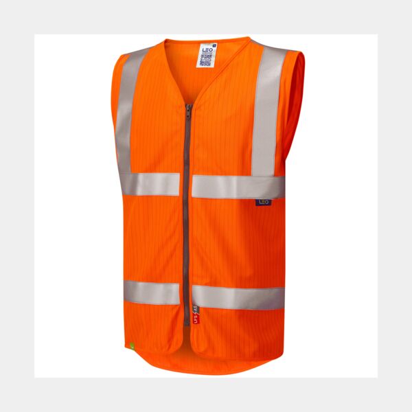JACOBSTOWE Leo EcoViz LFS/AS Zip Waistcoat (EN 14116 & EN 11 Thumbnail