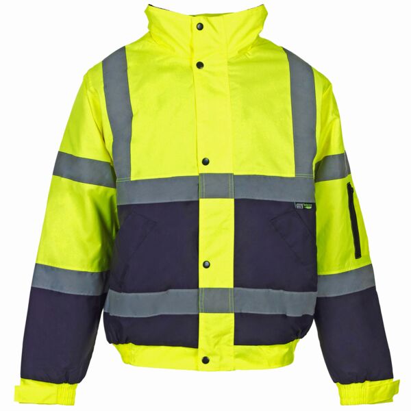 Hi Vis 2 Tone Bomber Jacket Thumbnail