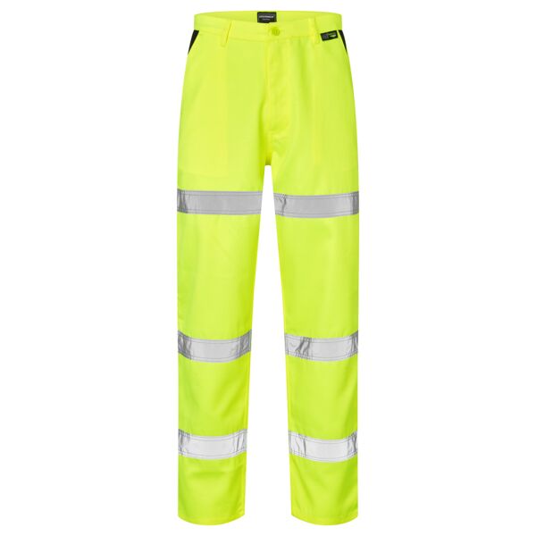 Hi Vis 3 Band Polycotton Trousers Thumbnail