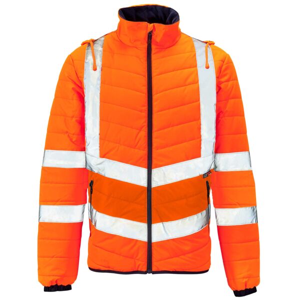 Supertouch Hi Vis Orange Puffer Jacket Thumbnail