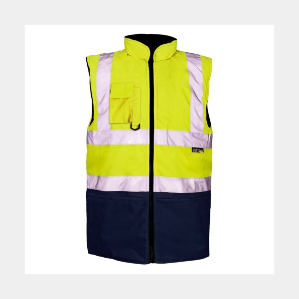 Supertouch Yellow/Navy 2 Tone Bodywarmer Thumbnail