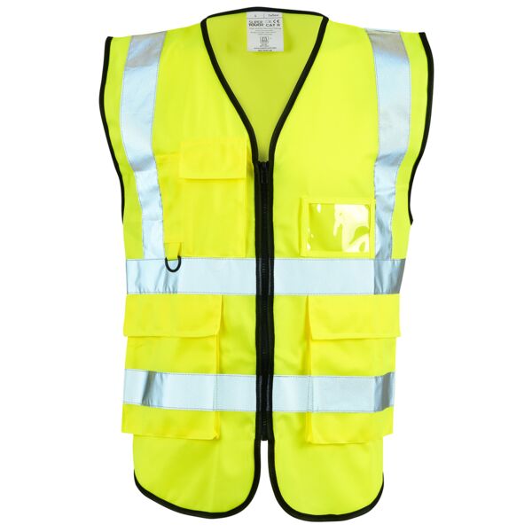 Supertouch Hi Vis Yellow Executive Vest Thumbnail