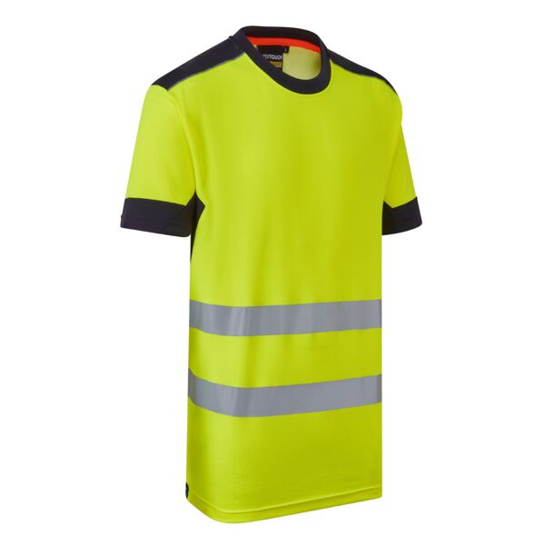 System Hi-Vis Eco CottonCool Yellow T-Shirt Thumbnail