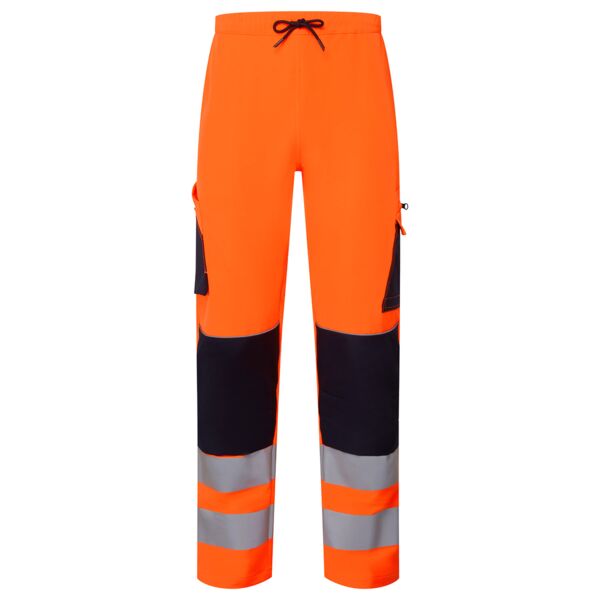 System Hi-Vis Eco Stretch Jogger Orange Trouser Thumbnail