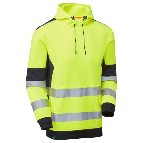 System Hi-Vis Eco Insulated Yellow/Navy Hoodie Thumbnail