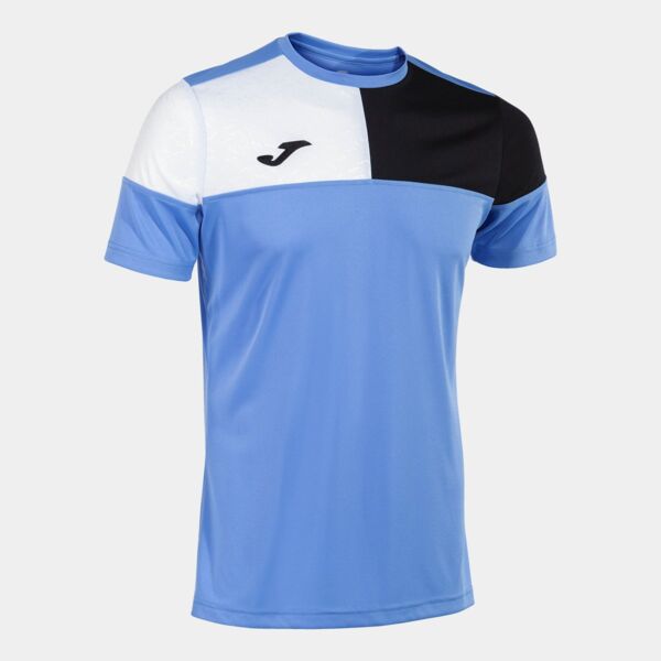 CREW V SHORT SLEEVE T-SHIRT BLUE BLACK WHITE Thumbnail