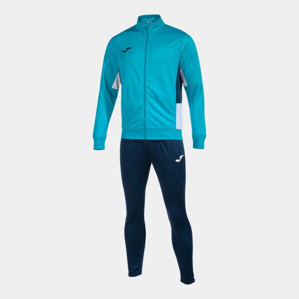 DANUBIO II TRACKSUIT FLUOR TURQUOISE NAVY WHITE Thumbnail